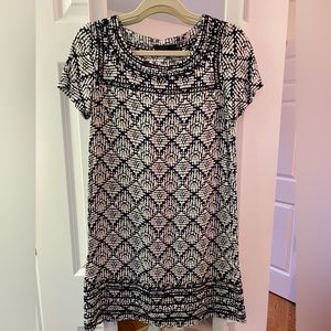 THML Navy & White Shift Dress